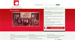 Desktop Screenshot of healthynh.org